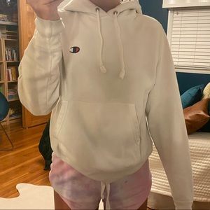 white champion hoodie